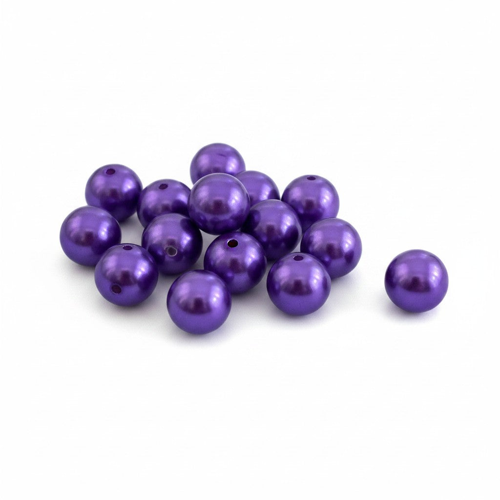 Purple Acrylic Bead