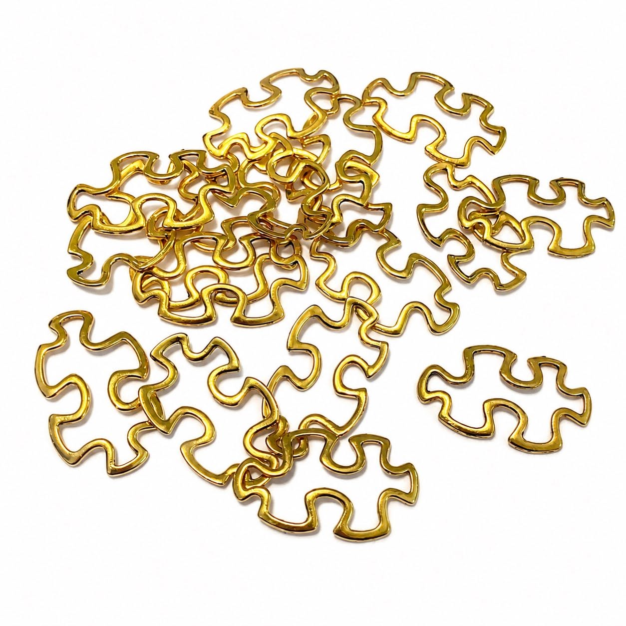 Puzzle Golden Charm - Size 30mm