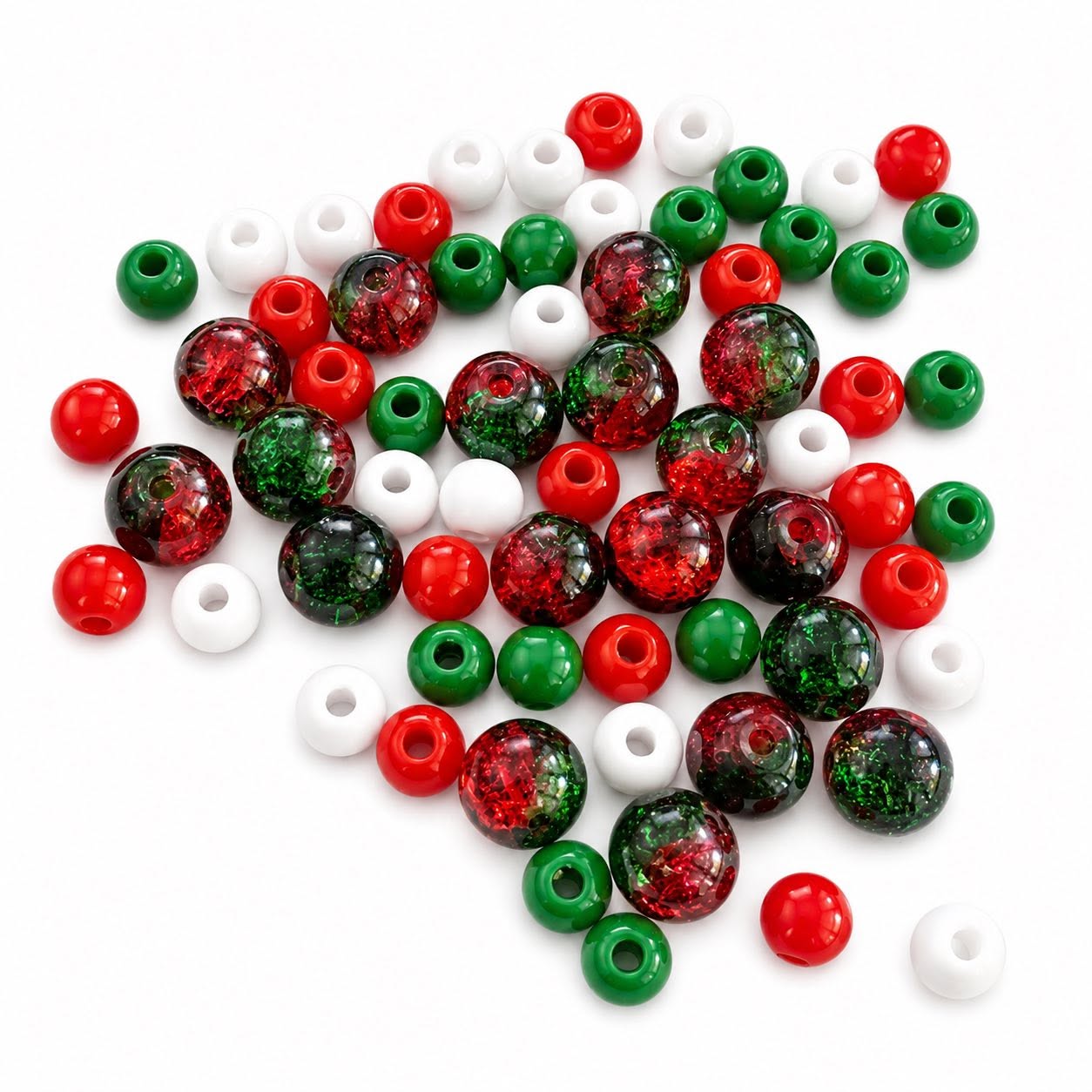 Glass Mixed Beads