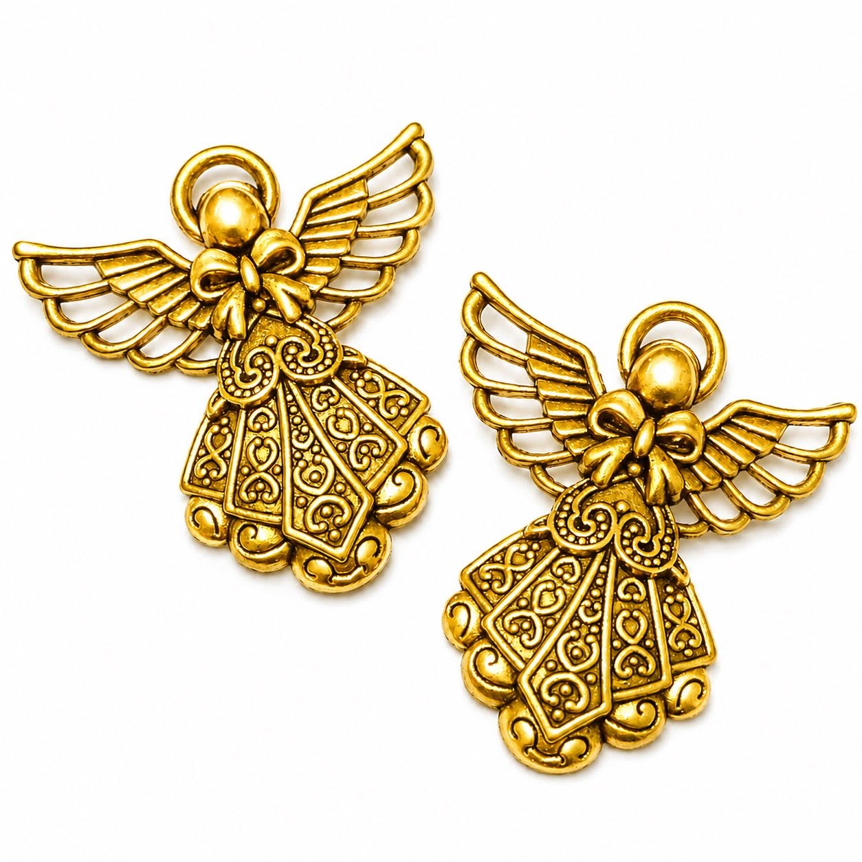 Angel Golden Pendant - Size 42mm