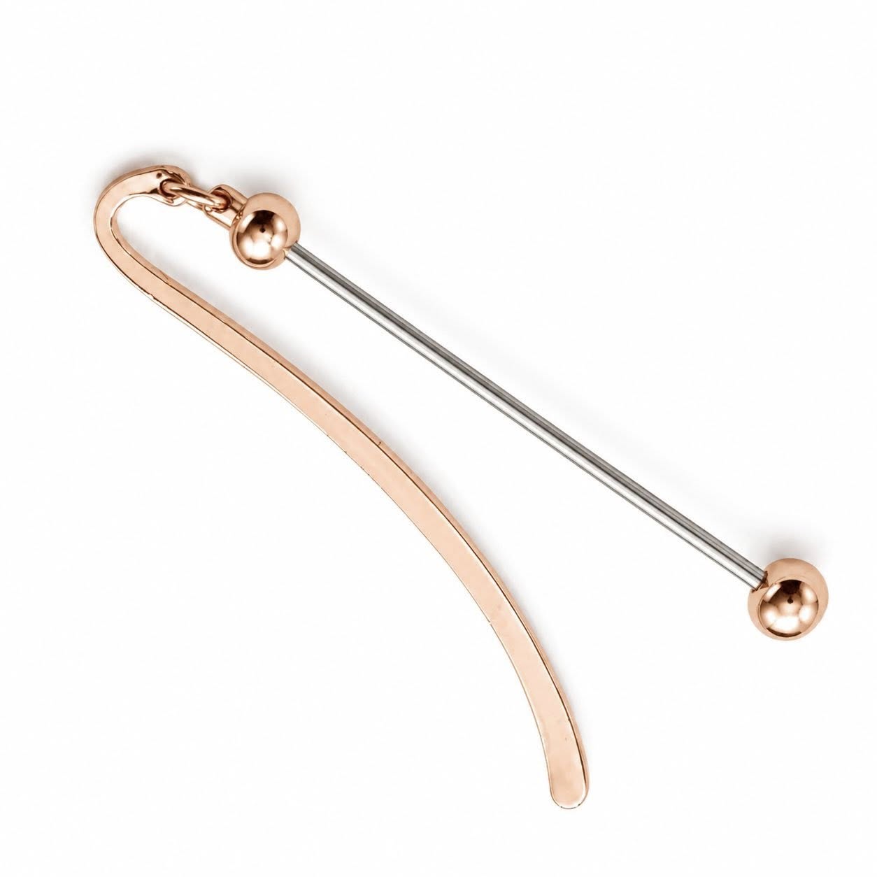 Beadable Book Mark - Rose gold