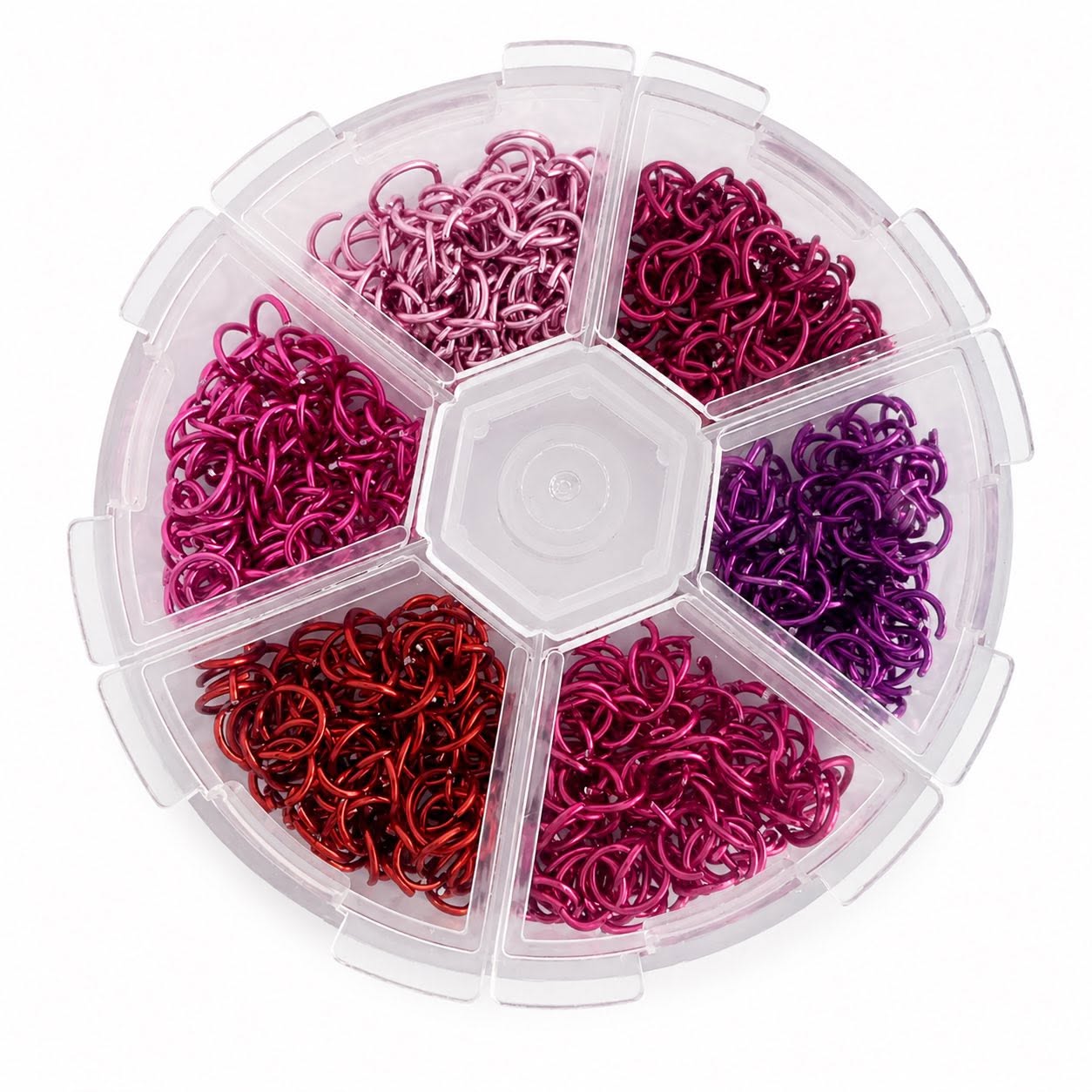 Mixed Wheel of Coloured Jump Rings