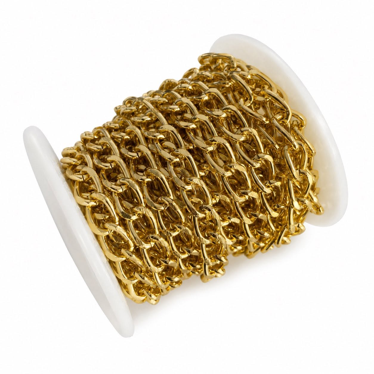 Twisted Curb Chain - Golden