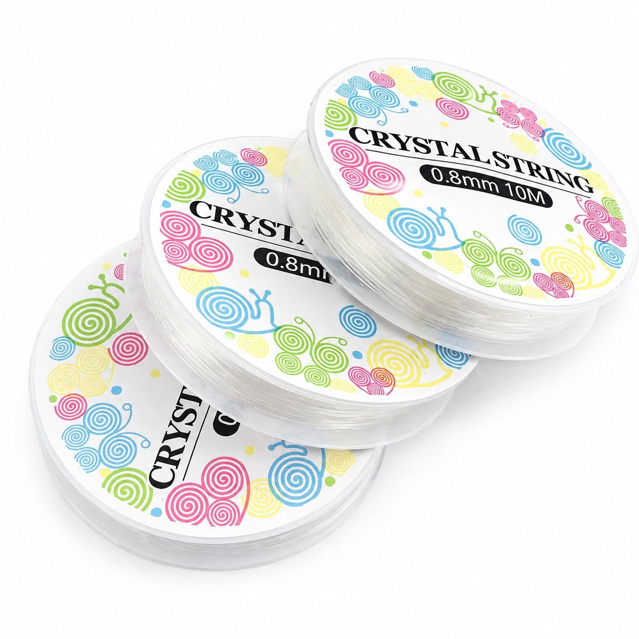 Crystal String Size 0.8mm - Roll 10 metres