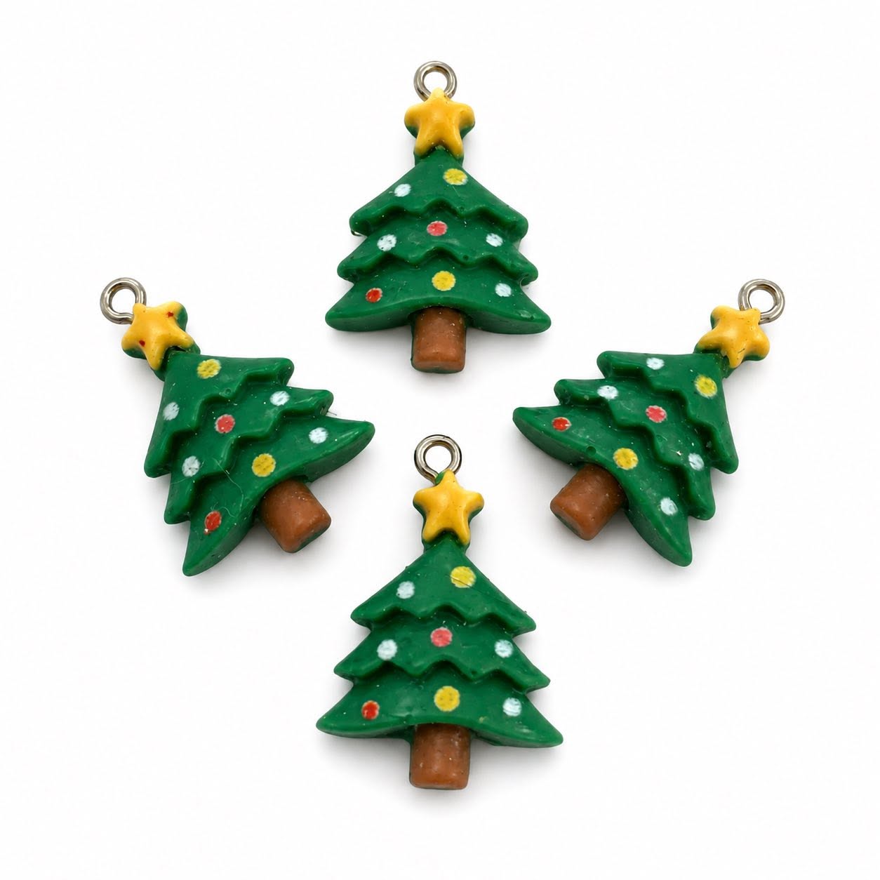 Christmas Tree Charm - Size 30x20mm