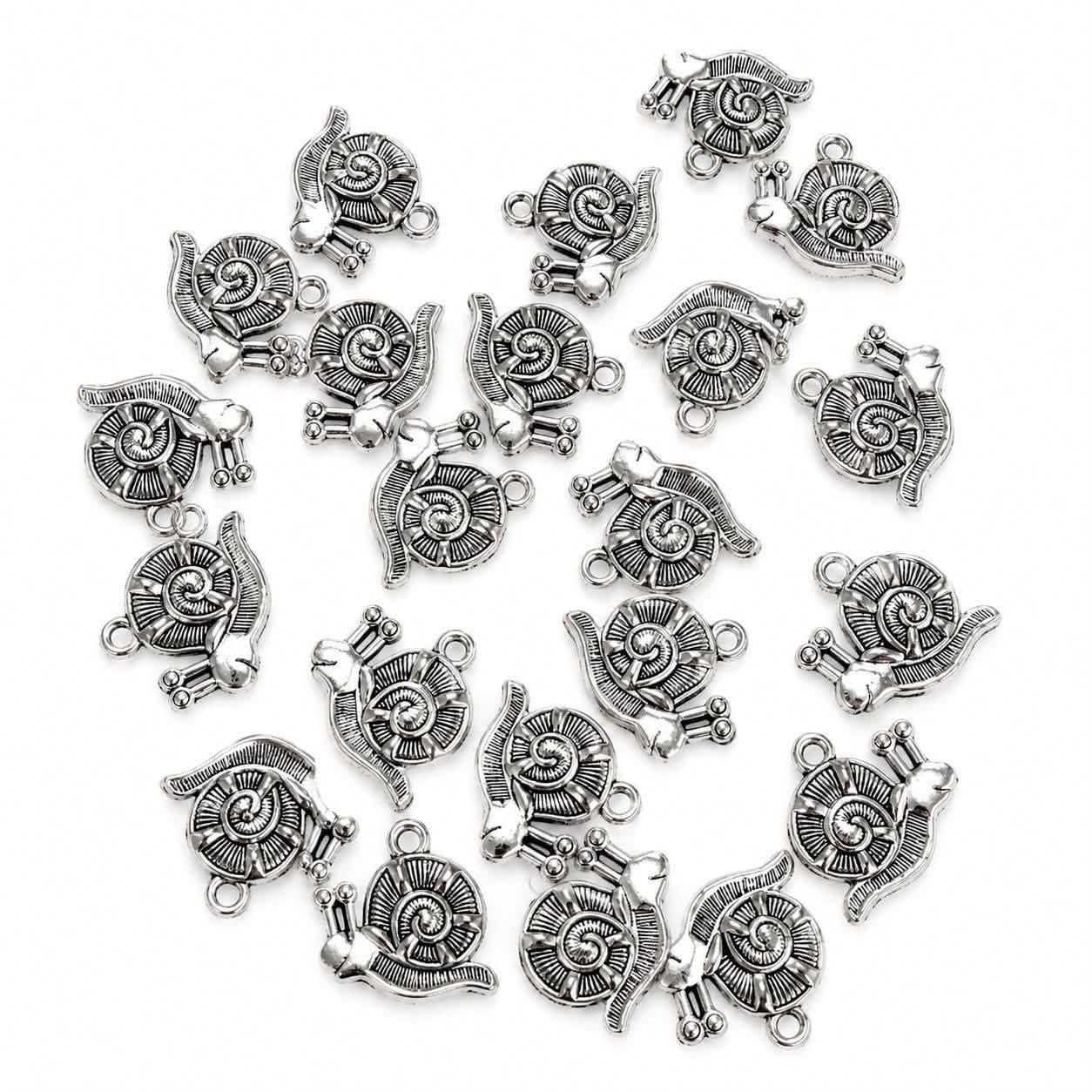 Snail Double Sided Charm - Size 20mm