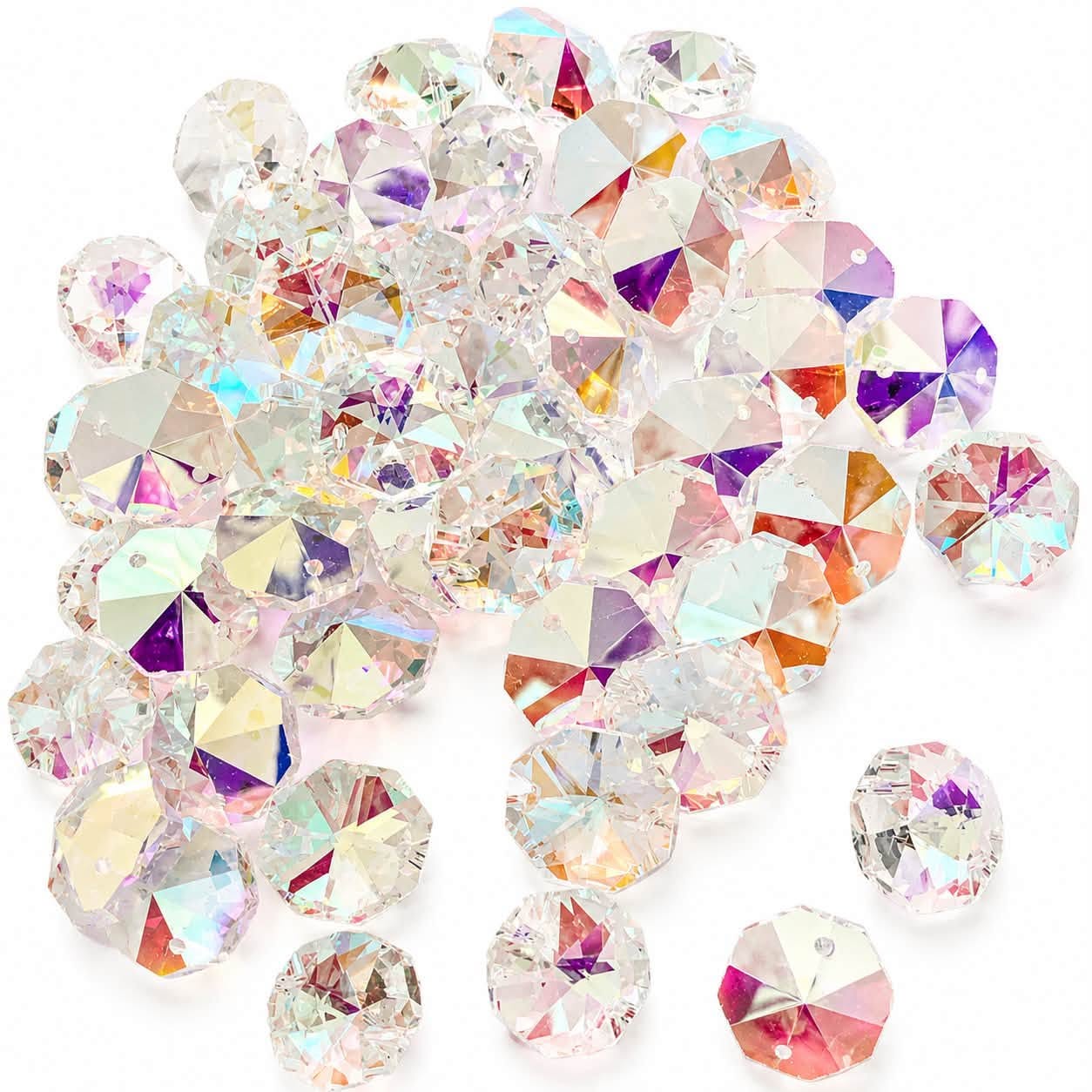 Crystal AB Octagon Bead - Size 20mm