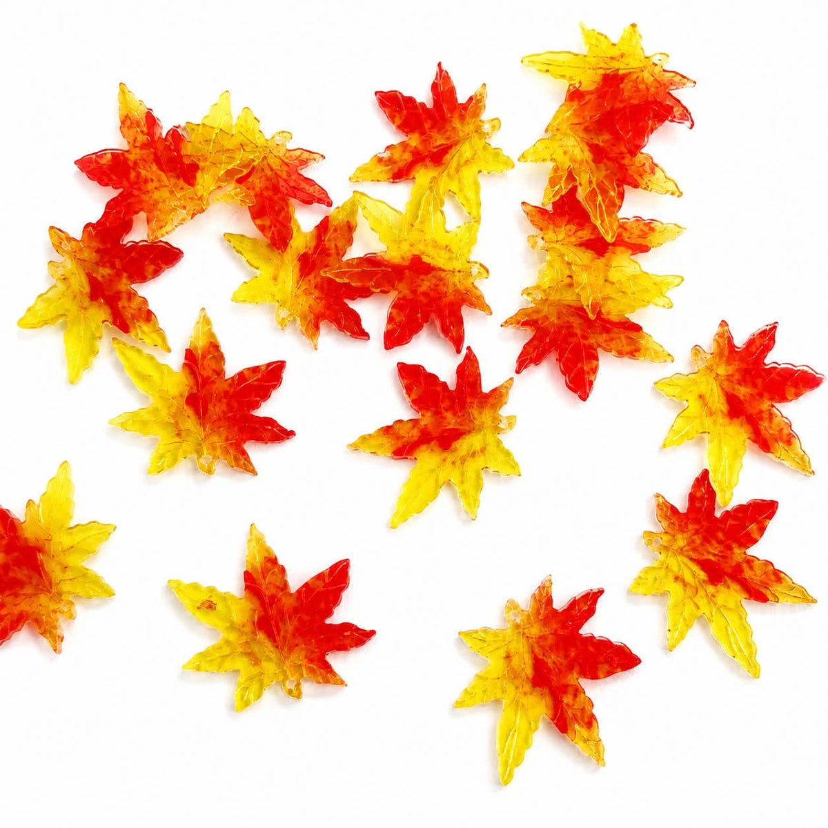 Ombre Leaf Pendant - Size 20mm