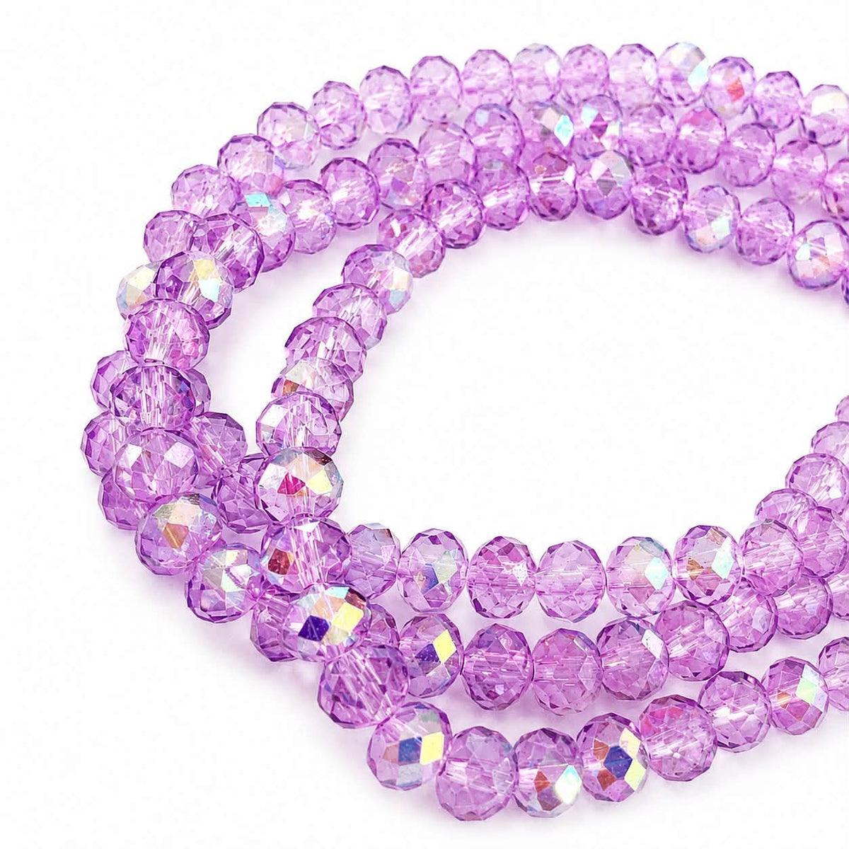 Strand of Glass Beads - Size 6x5mm