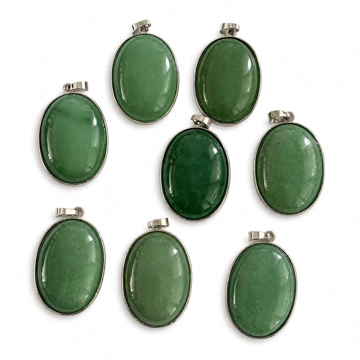 Aventurine Gemstone Pendant - Size 50mm