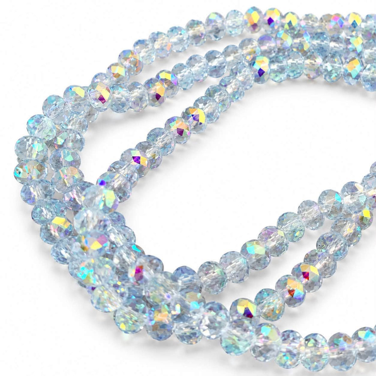 Strand of Glass Beads - Size 6x5mm