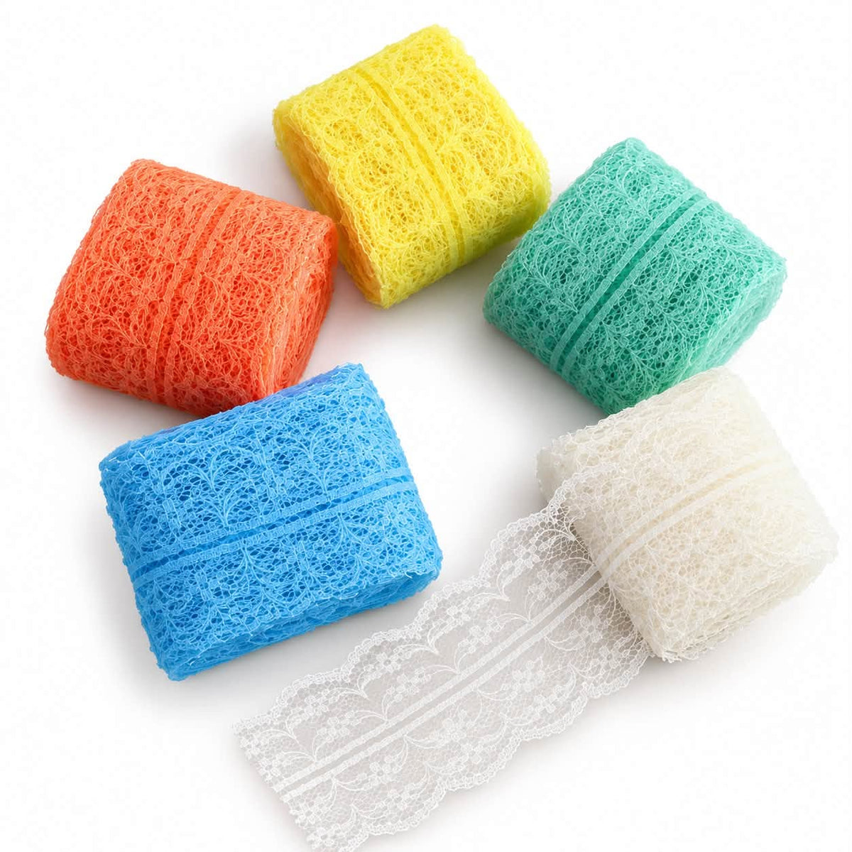 Lace Trim Ribbon Roll