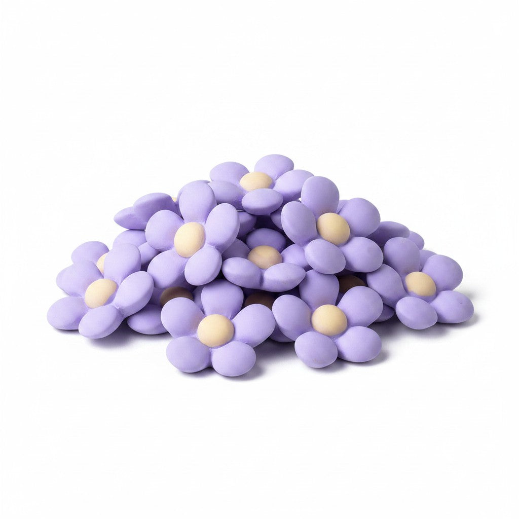 Flower Lilac Embellishments - Pack of 10