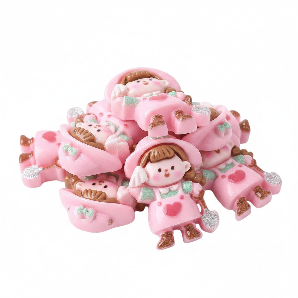 Farm Girl Pink Embellishment - 31mm