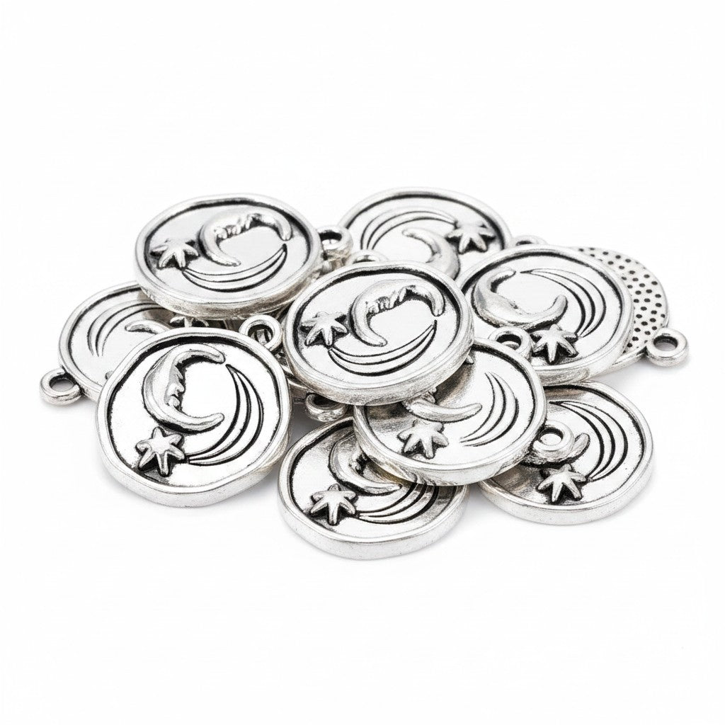 Moon Charms - Pack of 10