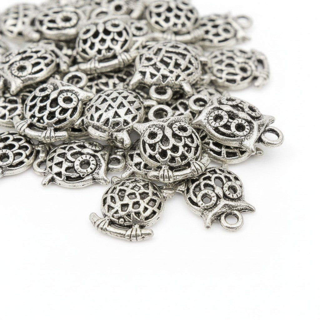 Owl 3D Charms - Pack of 5