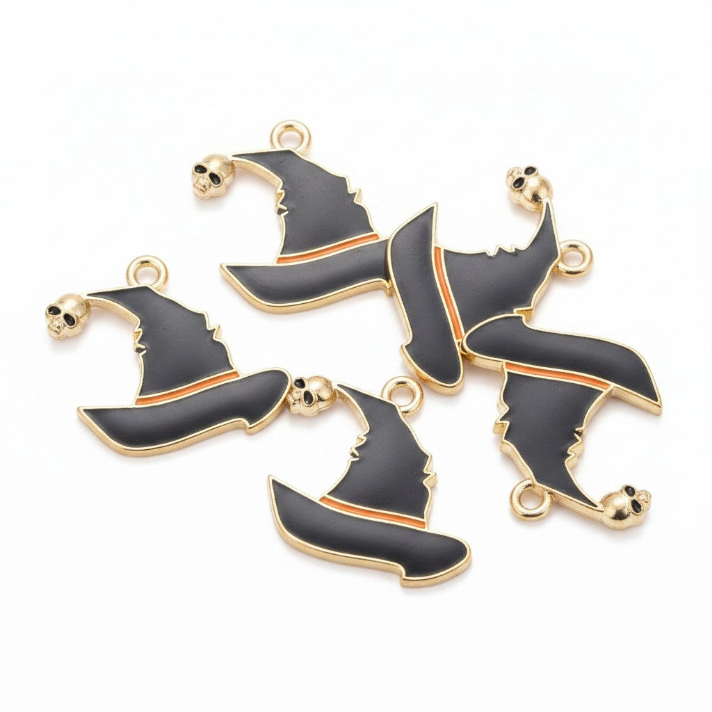 Witch Hat Enamel Charm