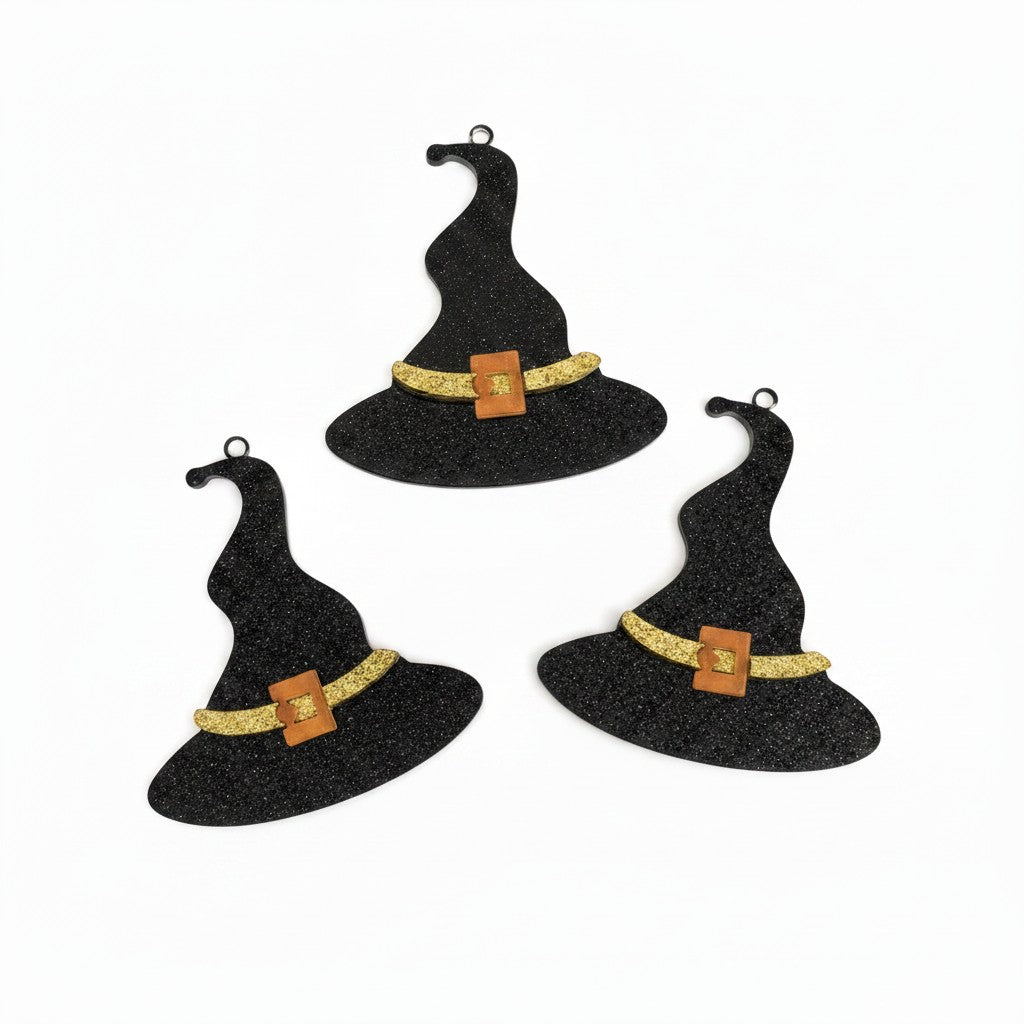 Witch Hat Acrylic Pendant - Size 58mm