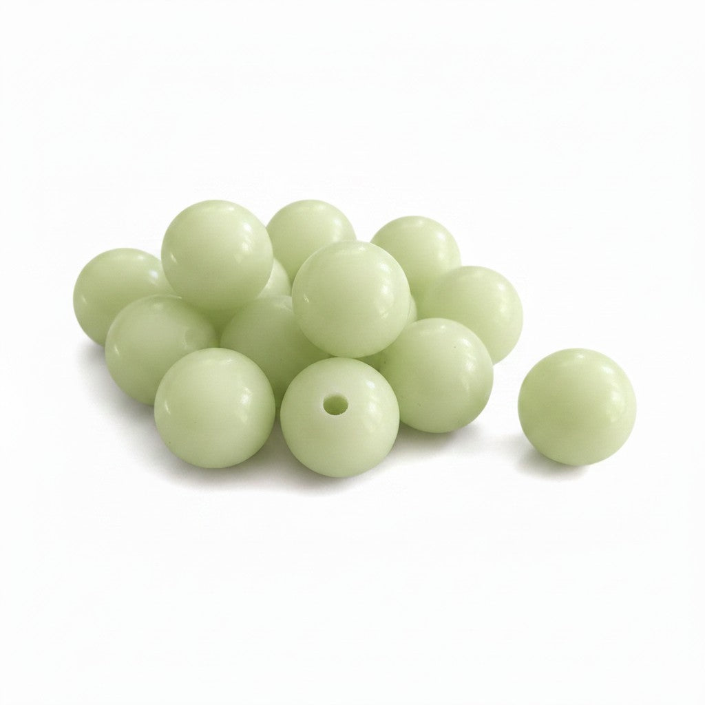 Pale Green Acrylic bead