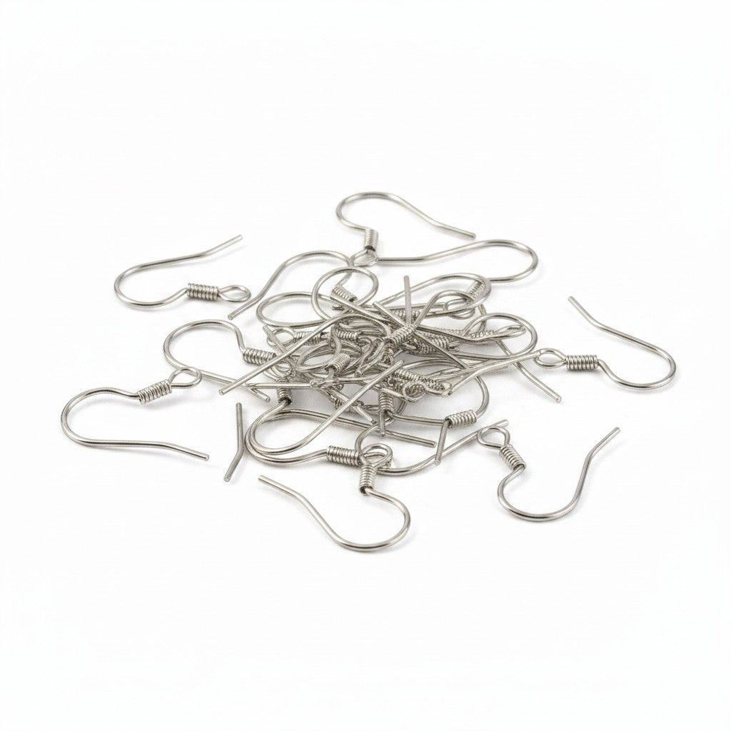 Silver 925 Earring Hooks - Pack of 10 pairs