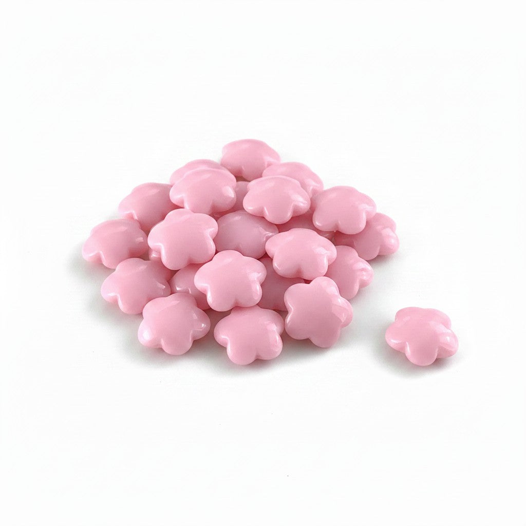 Flower Pink Embellishments - 20 Pack