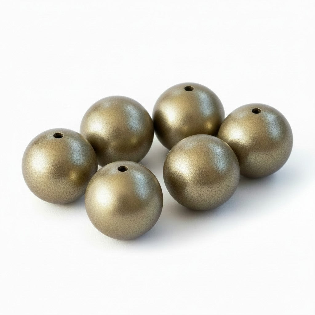 Gold Acrylic Bead - Size 20mm