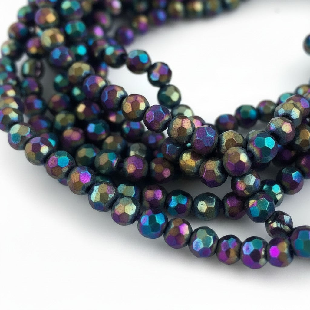 Strand of Glass Beads - Size 4mm