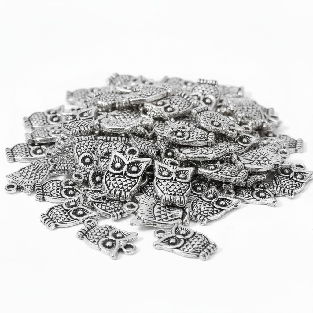 Owl Charms - Pack of 20