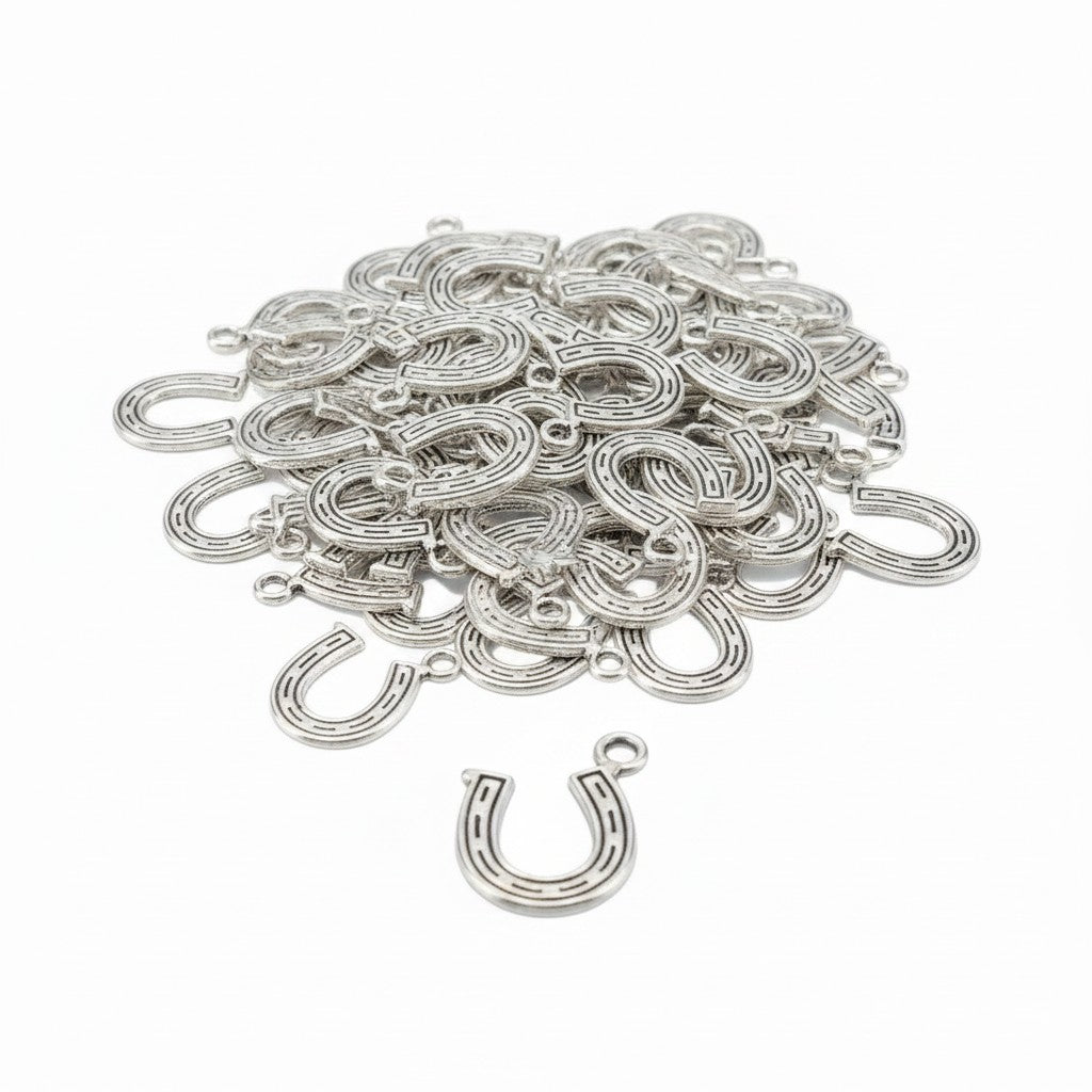 Horseshoe Charm-Pack of 10