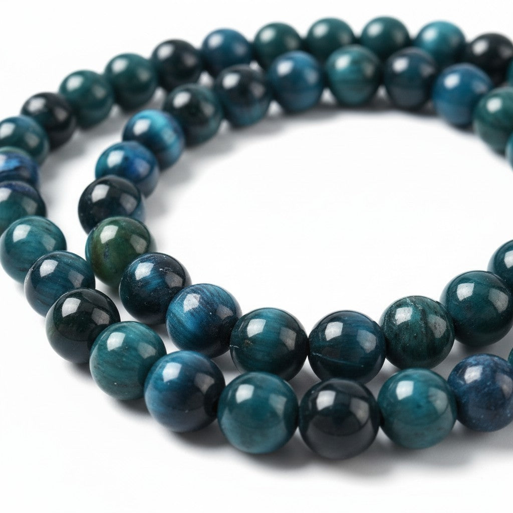 Strand of Tiger Eye Gemstone Beads - 6mm