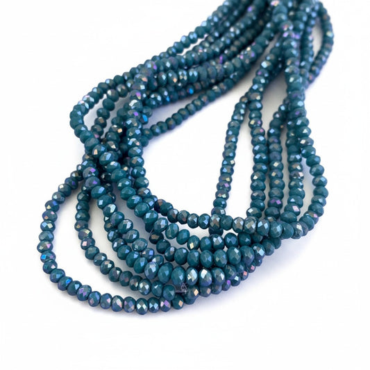 Strand of Glass Beads - Size 4x2mm