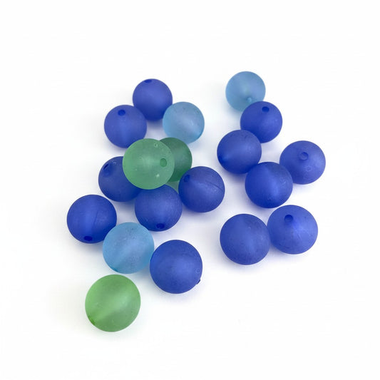 Frosted Acrylic Bead - Size 16mm