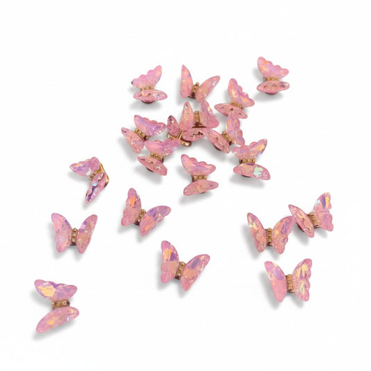 Butterfly with Glass Embellishment - Size 12mm