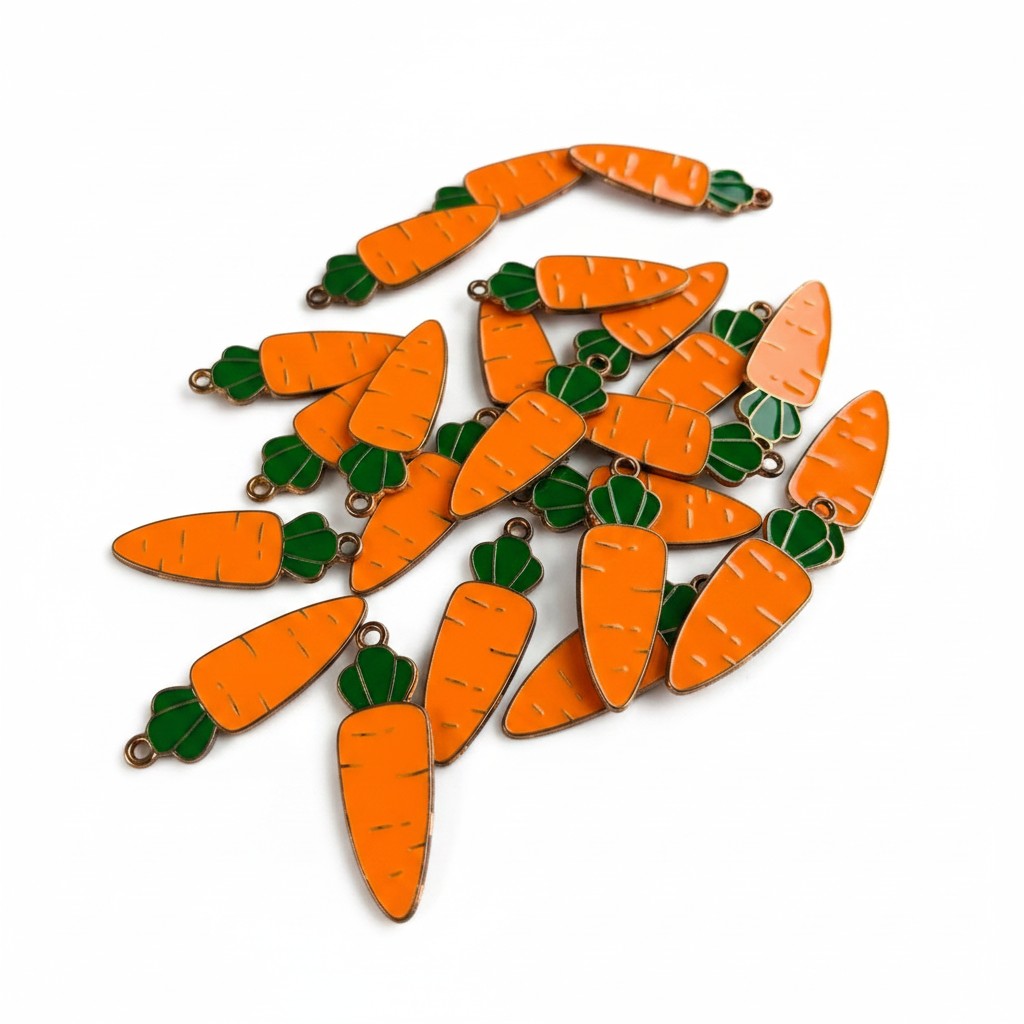 Large Carrot Pendant - Size 30mm