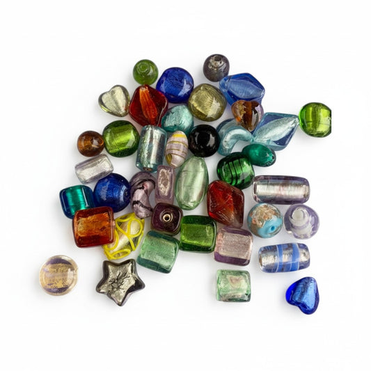Lampwork Glass Beads - Pack of 10