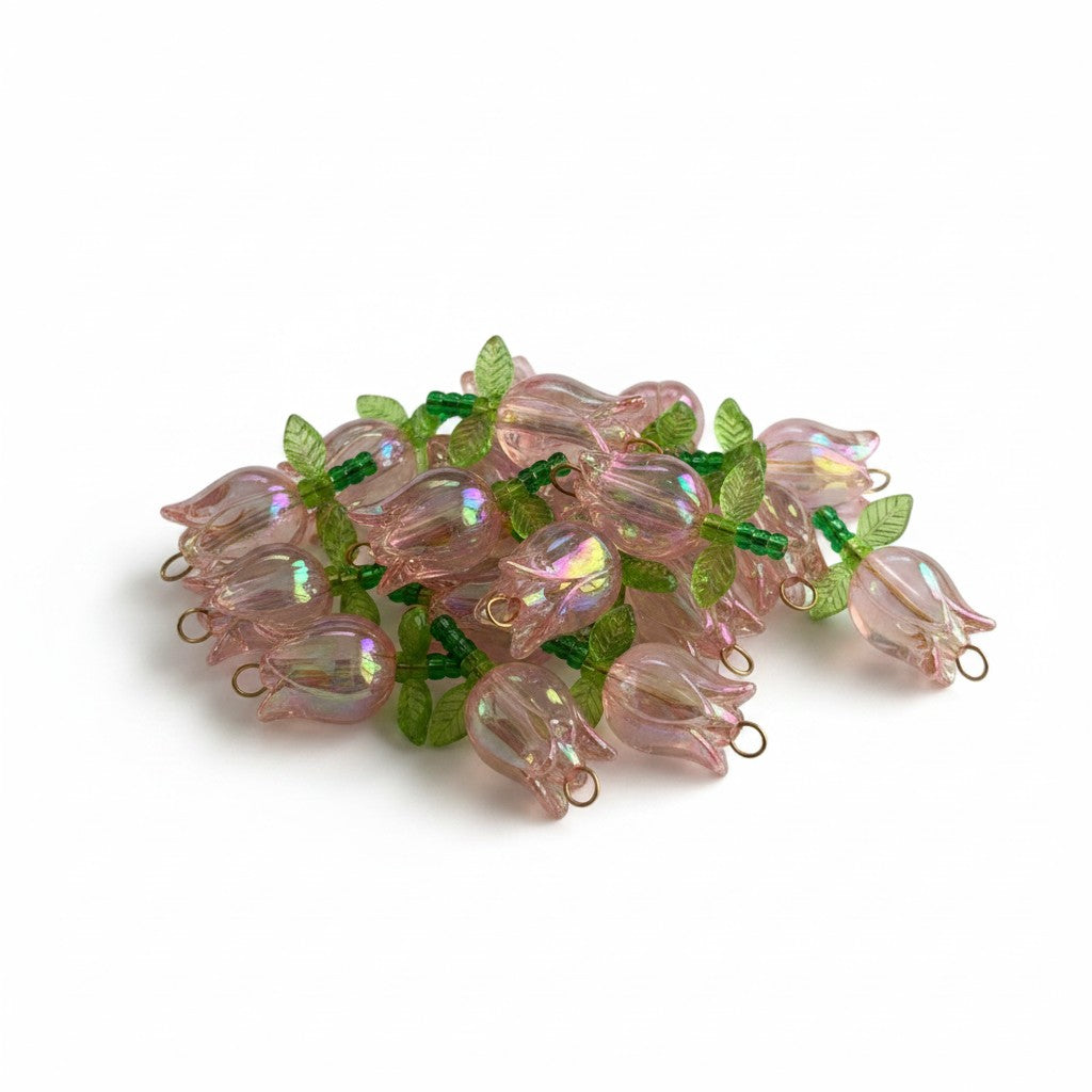 Flower Acrylic Charms - Size 30mm