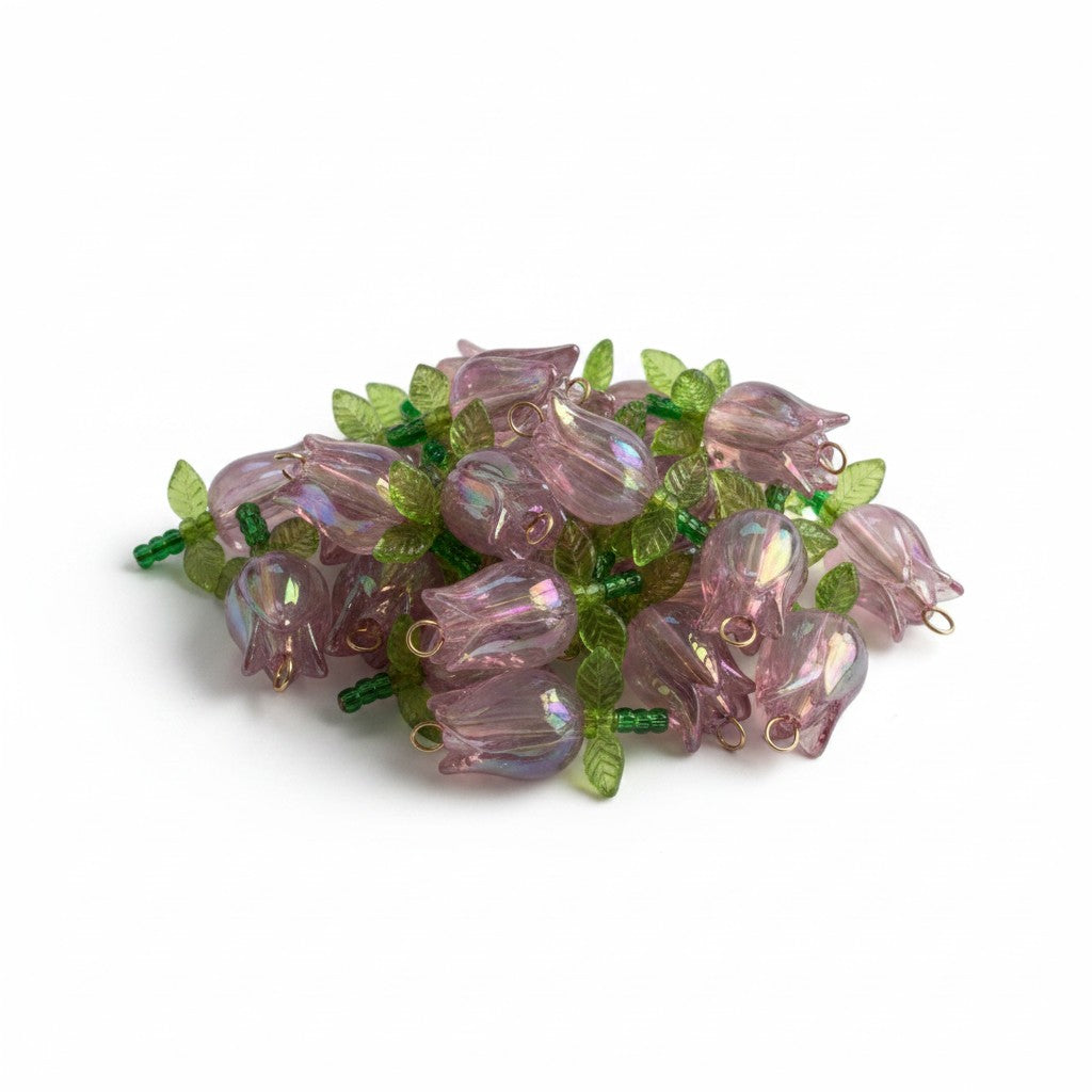 Flower Acrylic Charms - Size 30mm