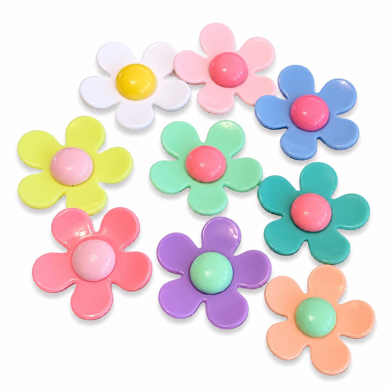 Daisy Flower Acrylic Bead