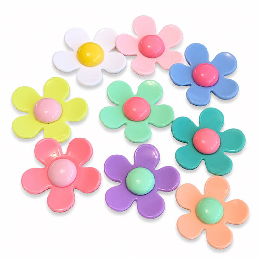 Daisy Flower Acrylic Bead