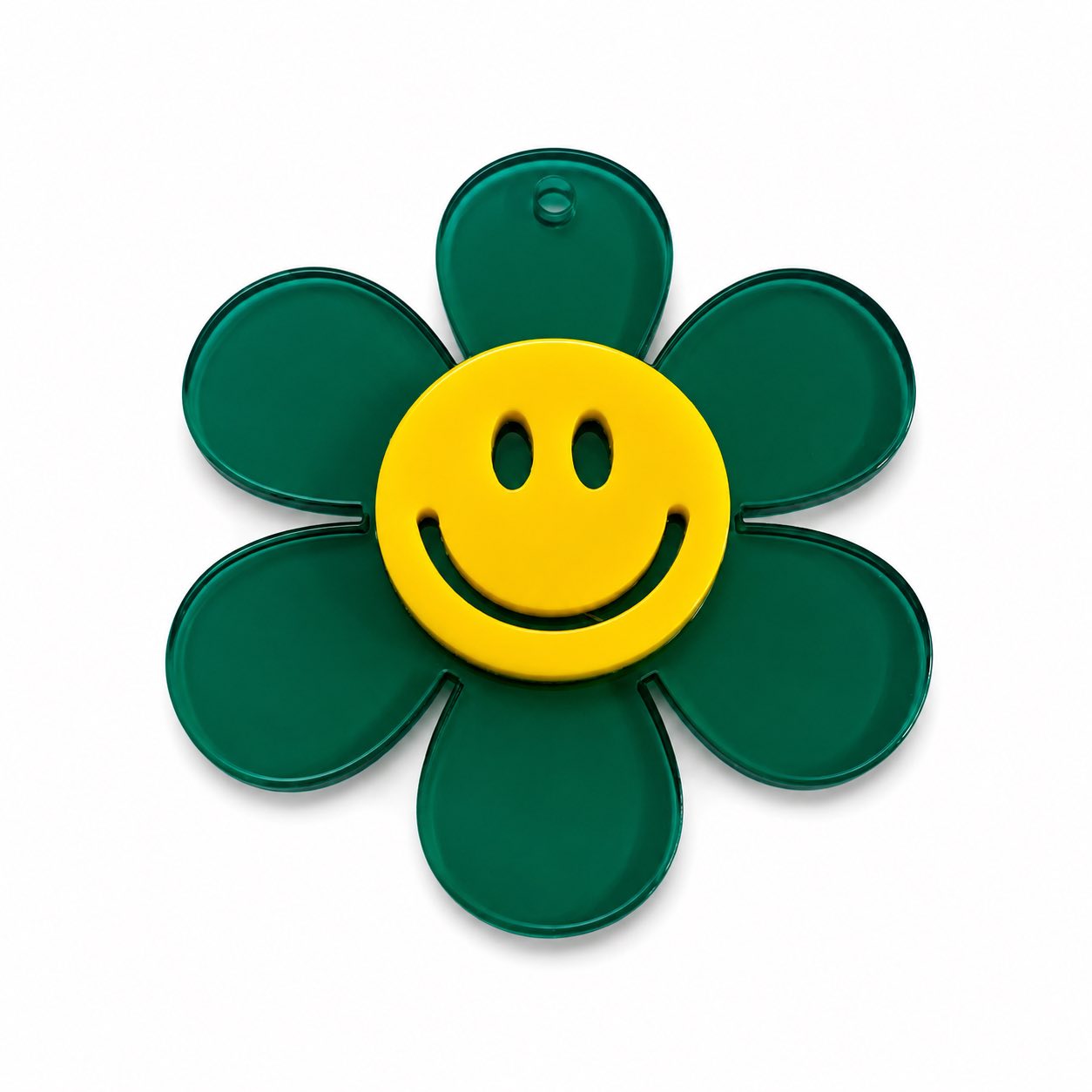 Smile Flower Acrylic Pendants