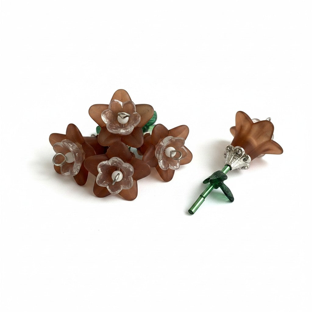 Flower Acrylic Bead Pendant - Size 45mm