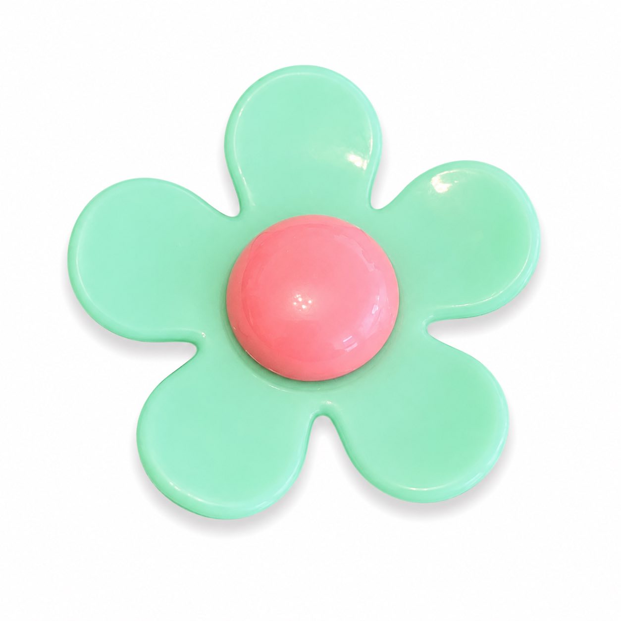Daisy Flower Acrylic Bead