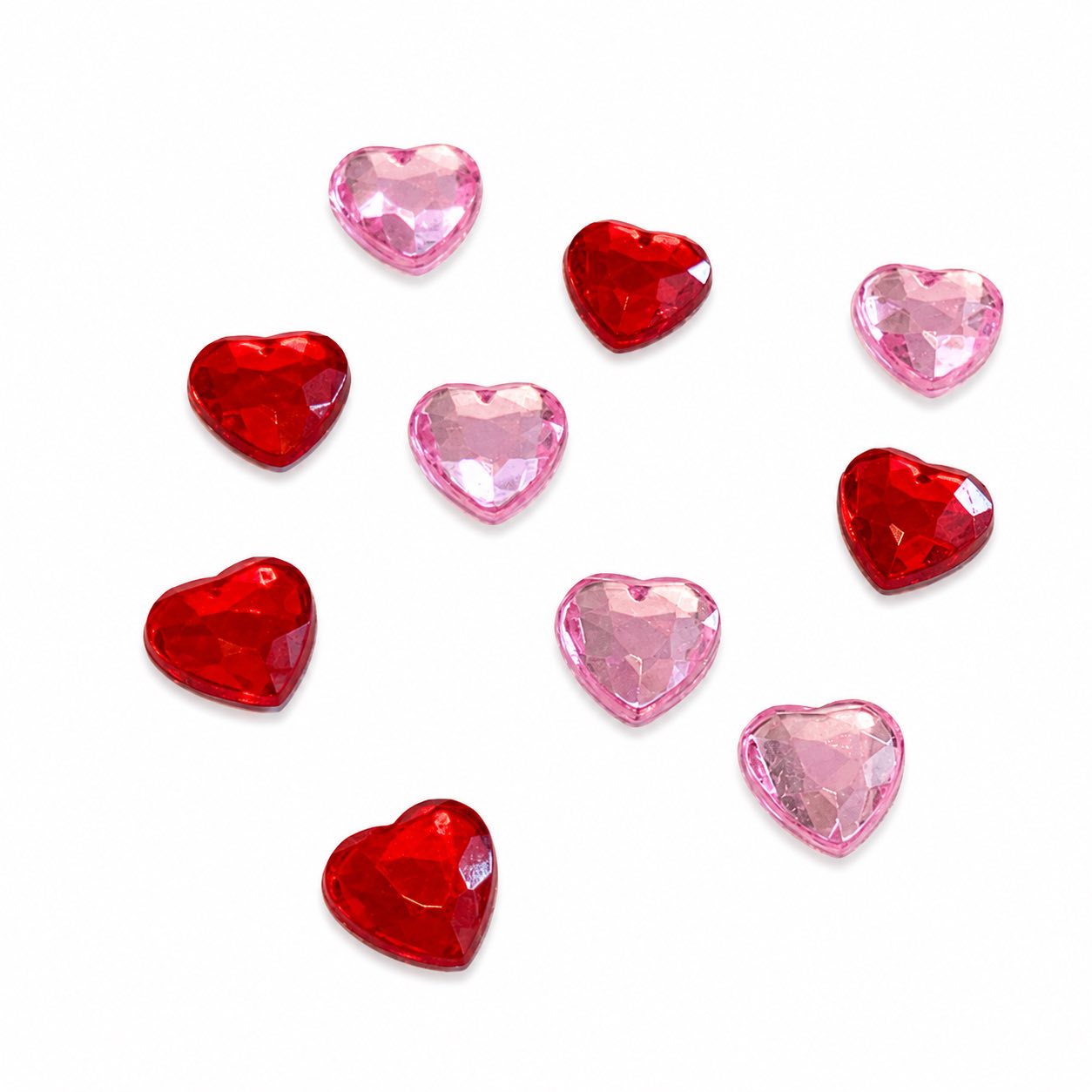 Heart Mixed Embellishments - 10 Pack