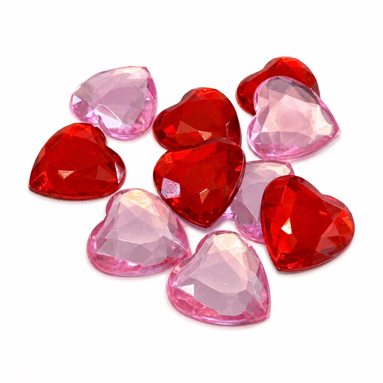 Heart Mixed Embellishments - 10 Pack