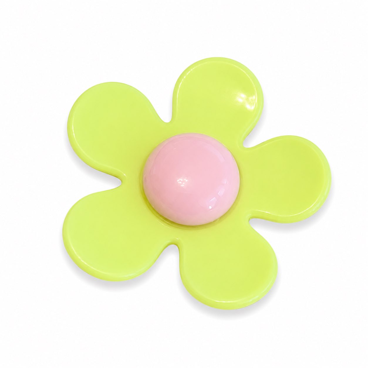Daisy Flower Acrylic Bead