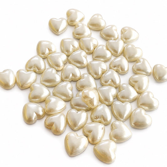 Heart Cream Embellishments - 5g
