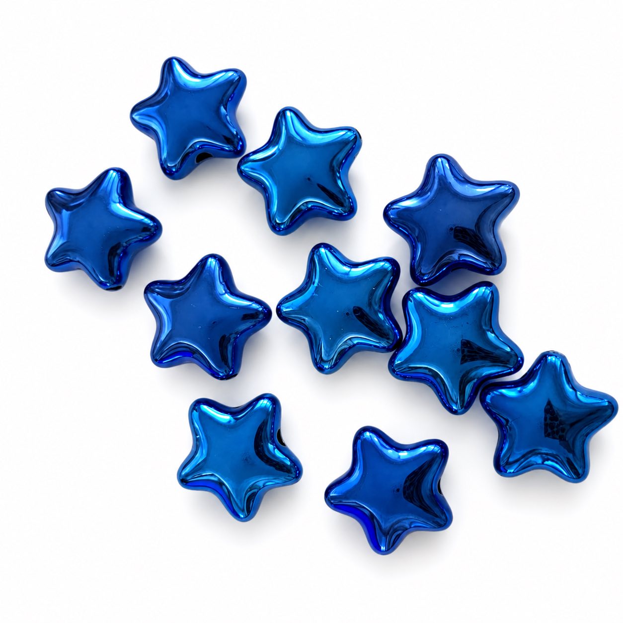 Acrylic Star Balloon Style Beads