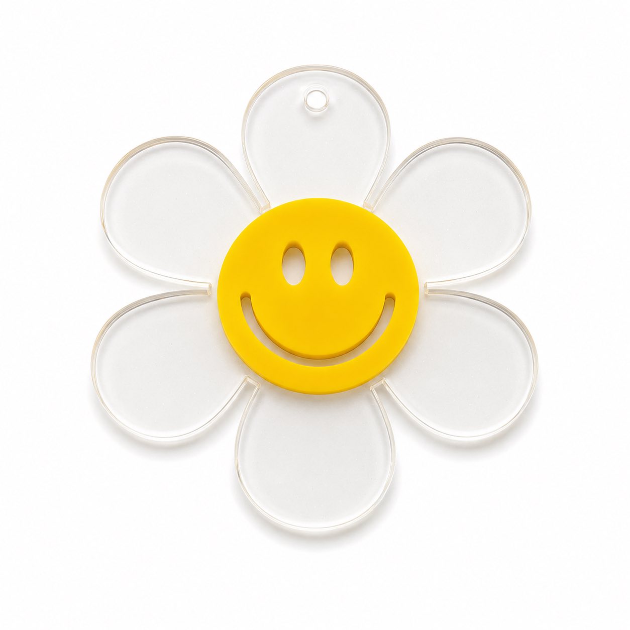 Smile Flower Acrylic Pendants