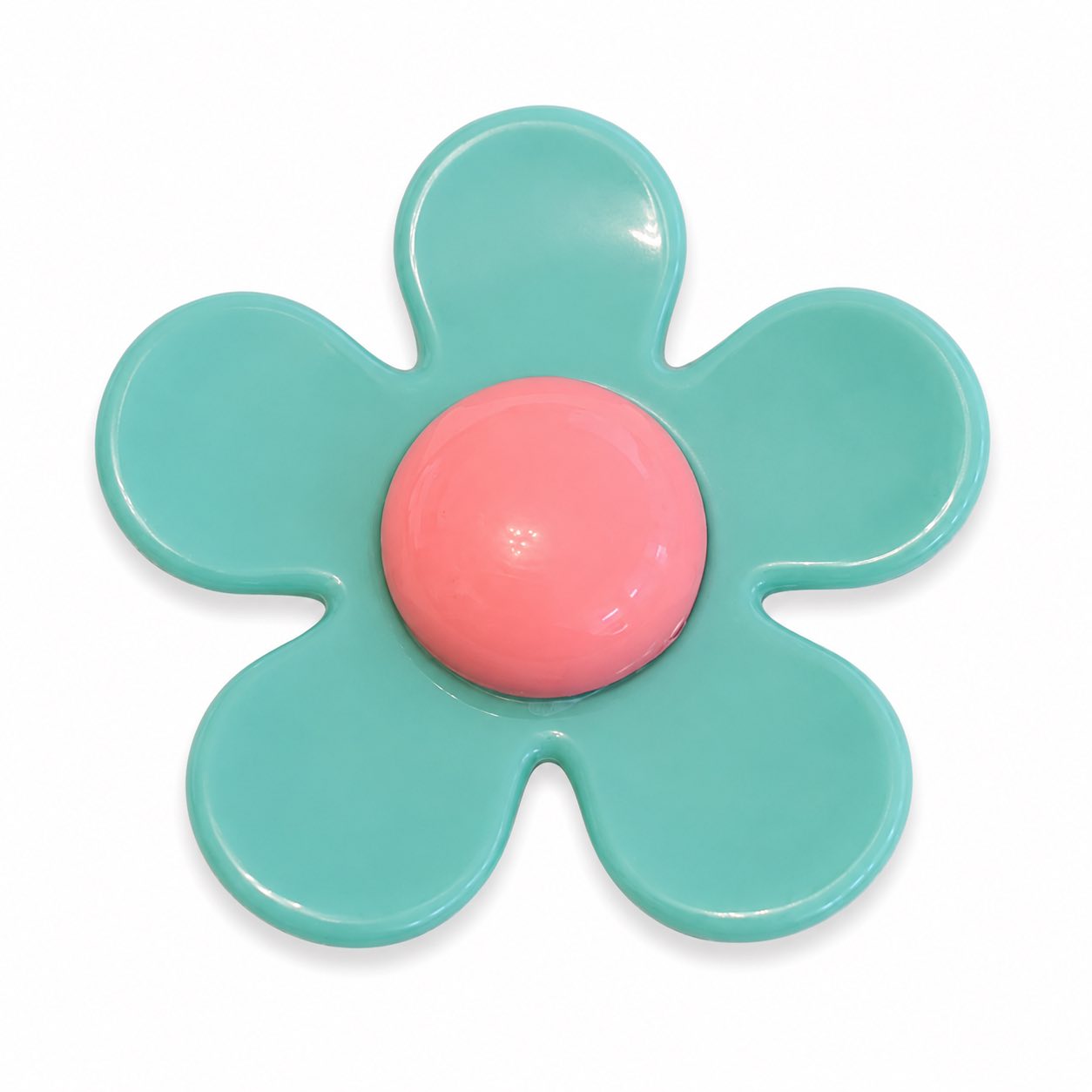 Daisy Flower Acrylic Bead