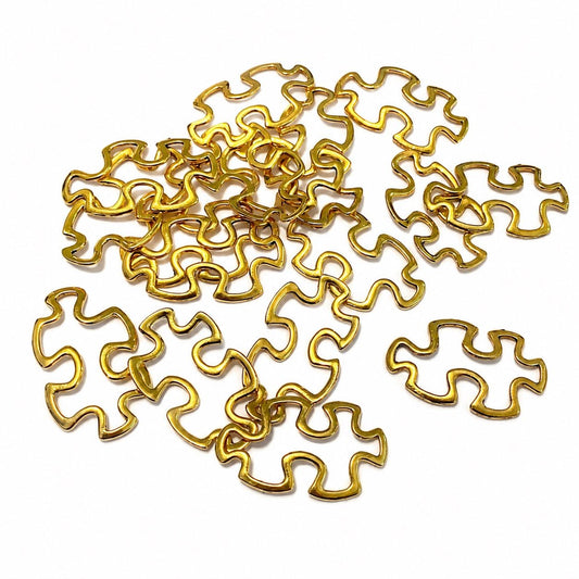 Puzzle Golden Charm - Size 30mm